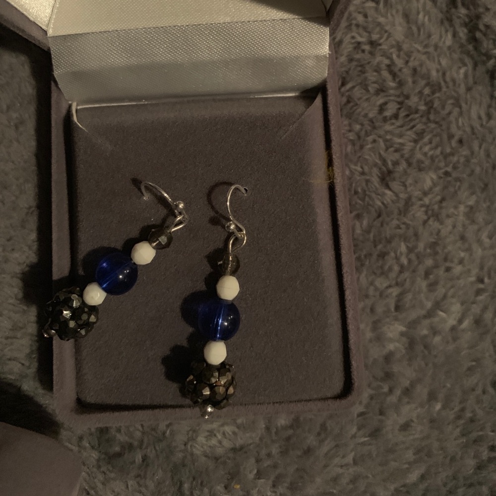 Hand made beaded earrings